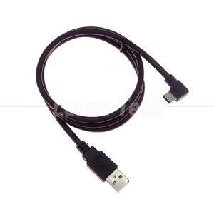 1m 2m 3m 5m Data Charging 90 Degree Up Down Left Right Angle USB to Type C