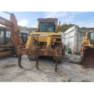 Origin Japan Used Caterpillar Bulldozer D7r with Ripper in Good Condition,