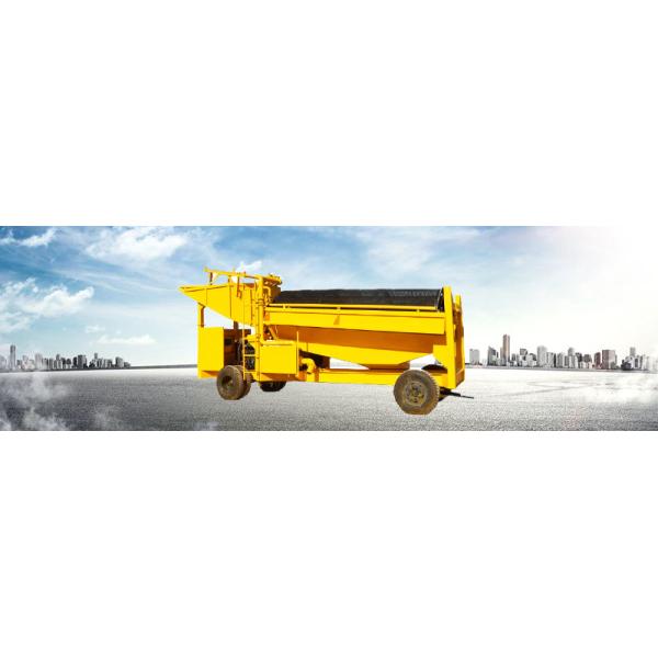 100 Ton/hr Gravel Gold Trommel Screen Machine Gold Digging Equipment