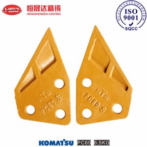 China PC56 PC60 D2017074171 Excavator Side Cutter Self-Cleaning Mud-shedding on sale