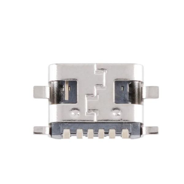 Type-C6Pub6-Type C USB Connector IC Female Vertical Patch 6.8mm High Current
