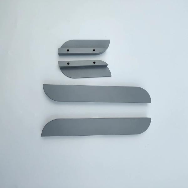 400mm Gold Aluminum Cabinet Handle 3 Color Salix Leaf Handles For Bedroom