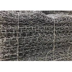 China Galvanized  Gabion Wire Baskets 60*80mm For Preventing of Rock Breaking on sale