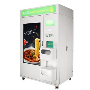 China Intelligent Touch Screen Xy Elevator Delivery Cup Noodle Japanese Vending Machine for Hot Food on sale