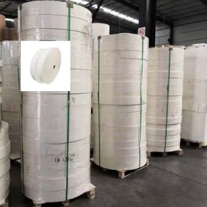 bleached Pulp Single and Double Coated Paper Bottom Roll for Paper Cups Bowl
