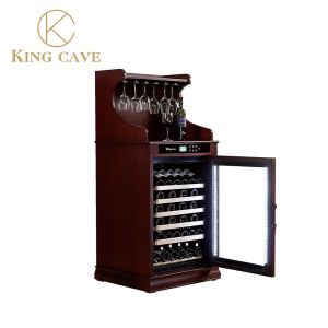 Adjustable Temperature And Humidity Kitchen Wine Cooler For Optimal Wine Storage
