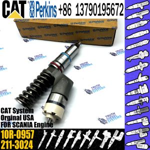 Common Rail Injector C15 C18 Engine Parts Fuel Injector 10R-0956 10R-0957 10R