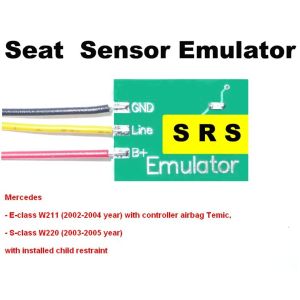 Professional SRS1 Mercedes Seat Sensor Emulator , Mercedes Car Repair Troubleshooting Tool