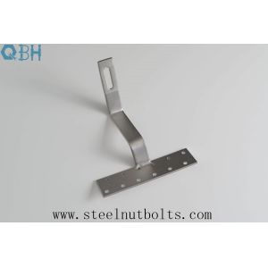 SUS304 SUS316 Adjustable Head Solar Roof Hook For PV Mounting System