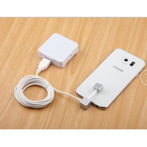 COMER 2-port mobile phone display with alarm security alarm for smart stand