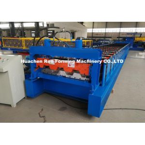 Galvanized Metal Deck Roll Forming Machine Mexico Style 1219mm Material Width