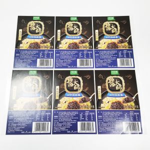 Semi Matte Food Pack Label CMYK BOPP Printable Self Adhesive Labels