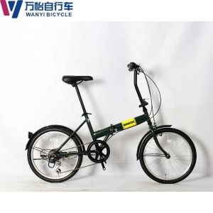 Six Speed Transmission System 20 Inch Lightweight Folding Bicycle