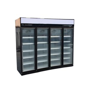 China Glass 4 Door Display Refrigerator 1700L R134a Upright GLASS DOOR FRIDGES, FREEZERS & COOLERS on sale