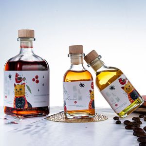 EEC 375ml 500ml Empty Glass Wine Bottles With Custom Logo