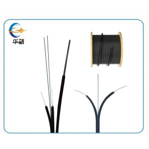 1 2 4 Core Fiber FTTH Indoor Drop Cable 1000meters G.657A LSZH Single Mode