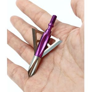 420J2 Blade 100grain Fixed Archery Broadhead Field Points for Hunting