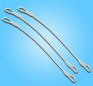 Cheap ABNM Hot sales EAS accessories anti-theft security double loop steel lanyard for sale