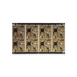 1.6mm Thickness FR4 PCB Board Black Oil White Lettering 4-Layer PCB Board