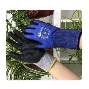 China Wood Working Anti Abrasion Cut Resistant With Foam Nitrile Dipping Safety Gloves on sale