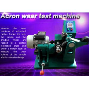 Acron Wear Rubber Testing Instruments Vulcanized Rubber Wear Resistance Test