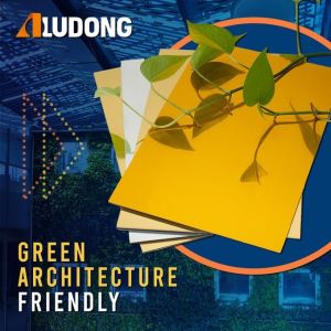 1550mm Width Reflective Aluminum Composite Panel For 5000mm Length Customer