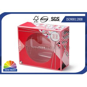 Cardboard Paper Sliding Drawer Boxes With Clear PVC Window