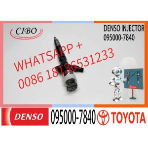 Fuel Injector 095000-7840 23670-39305 for Toyota Truck Excavator 1KD-FTV Engine