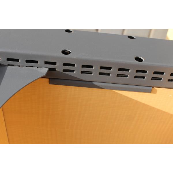 Supermarket Steel Wood Supermarket Shelf Customization 1 Or 2 Sided