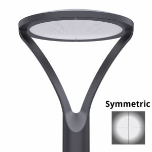 Cheap 170lm/W Outdoor LED Post Top Light Fixture IP65 IK08 Wattage And CCT Selectable for sale