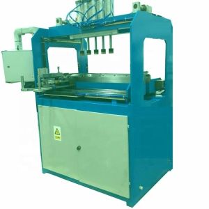 Manual Radiator Plastic Tank Crimping Machine 850mm Max Core Size