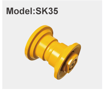 Factory Price SK35 Lug-Pattern Excavator Track Roller Bottom Roller for 3.5-Ton