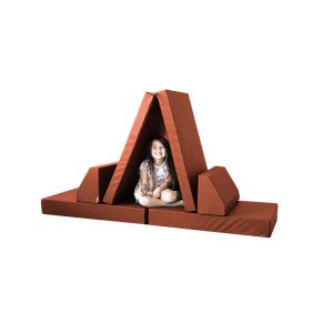 Versatile Micro Suede 6 Piece Foam Multifunctional Sofa Play Room Couches