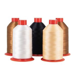 Chemical Resistance High Tenacity Bonded Polyester Thread for Others Tex 45 Tex