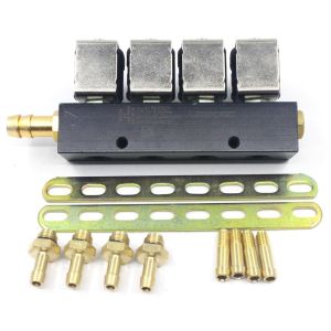 Grey Black LPG CNG Injector Rail in Sequential Fuel Gas Injection system