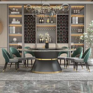 High End Custom Restaurant Furniture Large Round Table