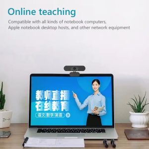 90 Degree Live Streaming Webcam With Microphone 1080P 720P Durable