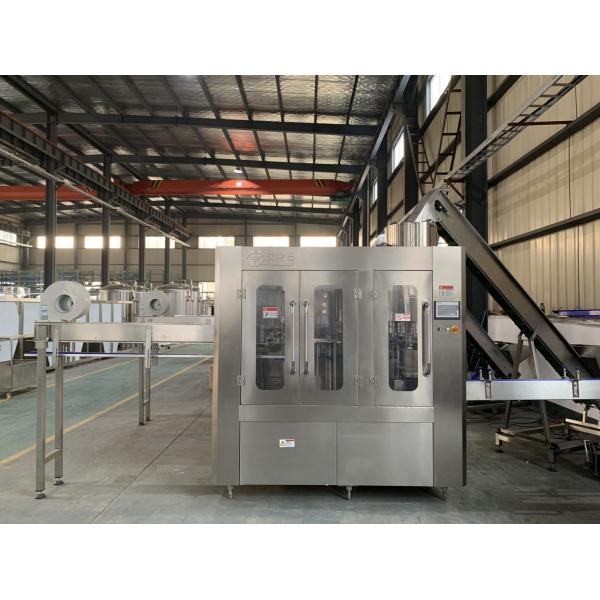 Beverage 3 In 1 Rinsing Filling Capping Machine Industrial Water Bottling