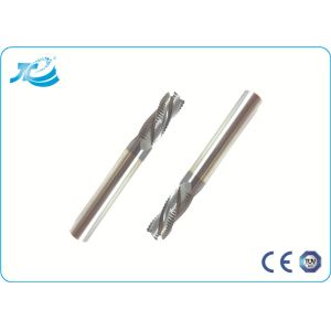 Cheap Carbide Four Flute End Mill HRC55 - 65 , Micro Grain Carbide Material for sale