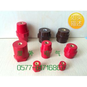 JYZ-24 bus bar support insulator brass insert DMC electric hexagonal insulator