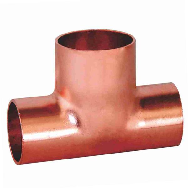 Quality T Shape Refrigeration Pipe Fittings Reducing Copper T Connector OEM wholesale