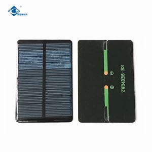 5.5V Transparency Epoxy Resin Solar Panel ZW-8456-R3 Epoxy Adhesive Solar Panel