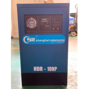 Cheap HDR-10HP Refrigerated Air Dryer with Recom.HRC fuse 16A and Refrigerantts R134A with Volume flow 1.5 Nm3/min for sale