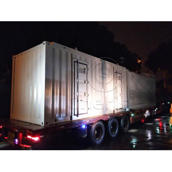 Green Color Mobile Nitrogen Generator / Nitrogen Generation System Easy To Operate