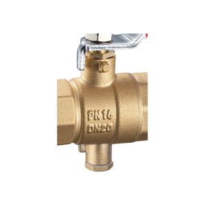 3307 Long Lever Female x Female Threaded Brass Ball Valve Sizes DN15 DN20 DN25