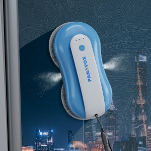 72W Automatic Household Window Cleaning Robot with Wet Vacuum Water Spray for