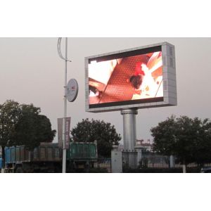 CE P20 IP65 Outdoor Full Color Led Display , High Contrast Screen 2500 dot / m2