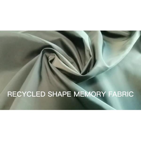 Custom Made Recycled Poly Shape Memory Twisting 75d Twill 1/2 For Jacket