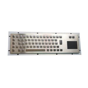 Dust Proof Industrial Metal Keyboard With Touchpad Illumination Option