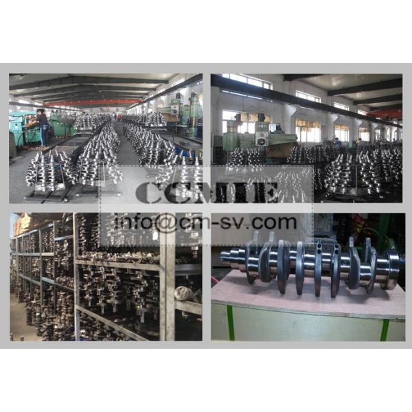 Diesel Engine Type Flat Plane Forged Steel Crankshaft High Performance